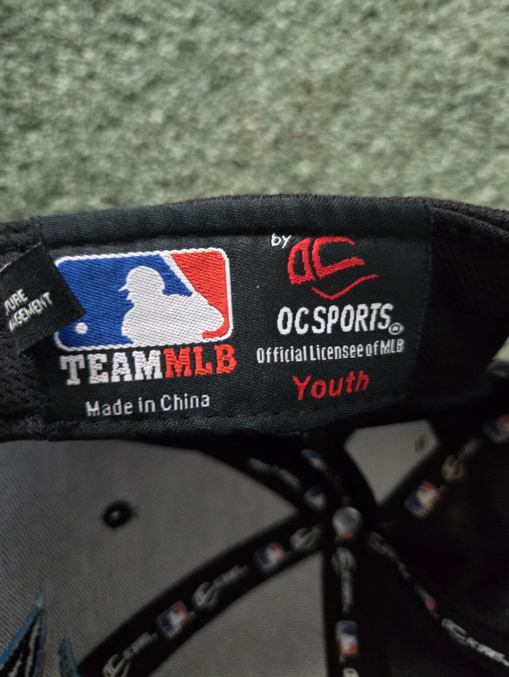OC Sports Youth Baseball Cap Florida Marlins Adjustable Hat MLB - Picture 5 of 5